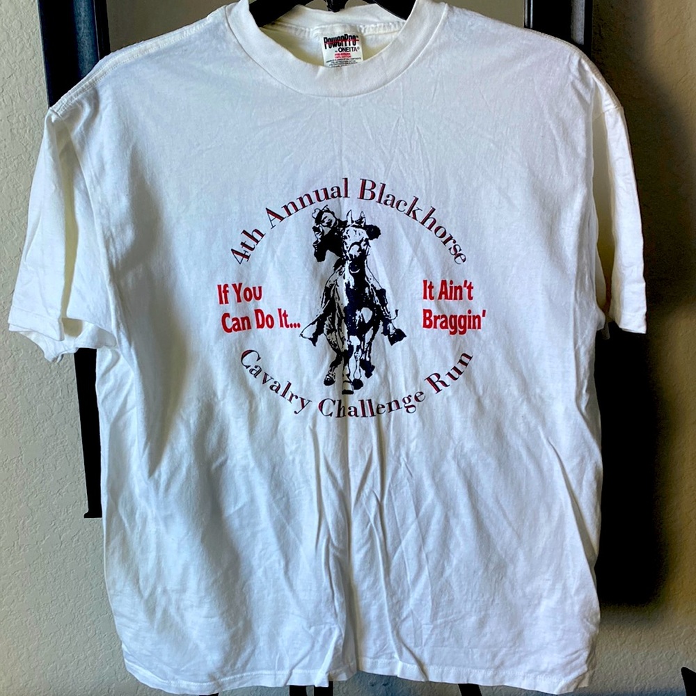 NWOT Authentic military “BLACKHORSE” Regiment T-shirt